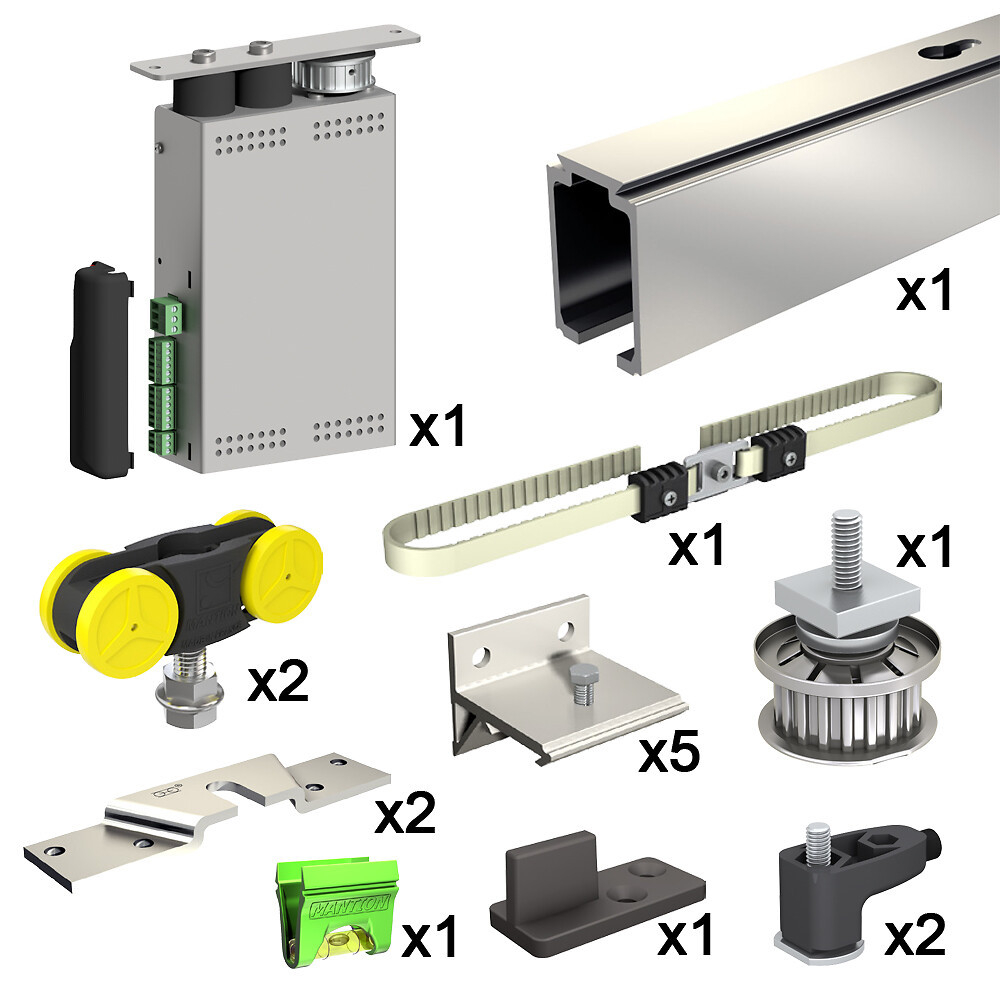 Pack Motorisation Slid Up M Pour Porte Coulissante En Bois Filaire