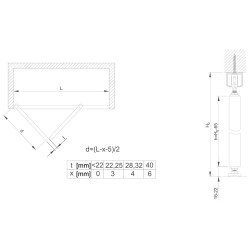 122cm/4FT Rail Porte Coulissante Pliante Kit Roulette Suspendue Systeme  Noir pour 2 Porte Coulissante Interieur 58cm Large : : Bricolage