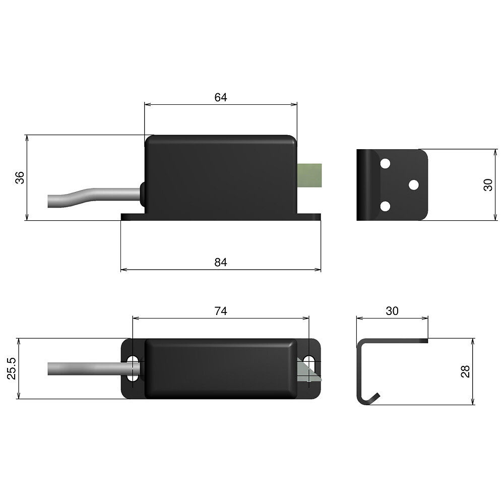 Fermeture électromécanique pour volet battant câble latéral pêne à — free download