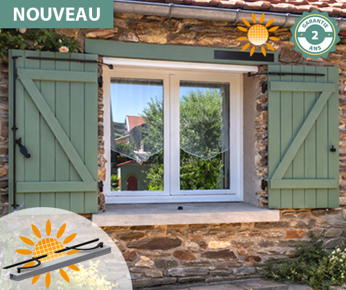 Motorisation solaire pour volet battant - SLID'UP by Mantion